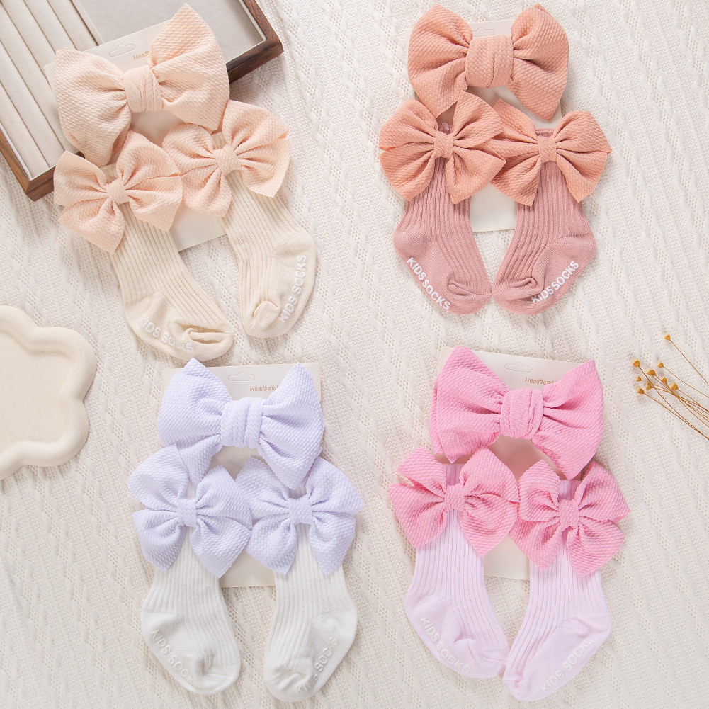 2개 세트 큰 탄성 나일론 헤어밴드&양말 미끄럼 방지  - Unisex Baby Socks Non Slip 리뷰 및 가격