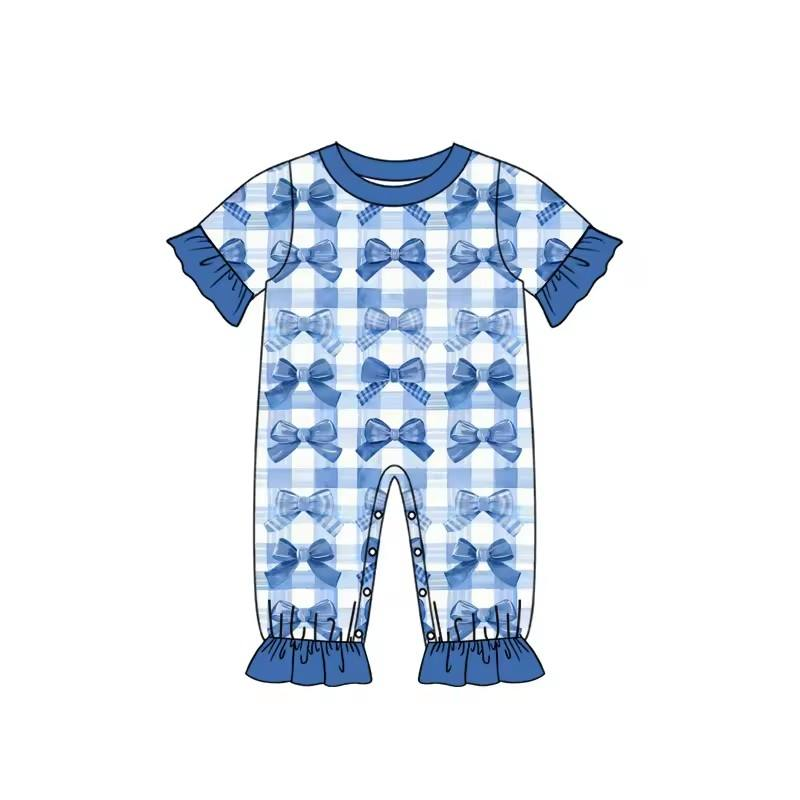 갓 태어난 아기를 위한 리본 패턴이 들어간 원피스 스타 - Cotton Baby Onesies Zipper 리뷰 및 가격